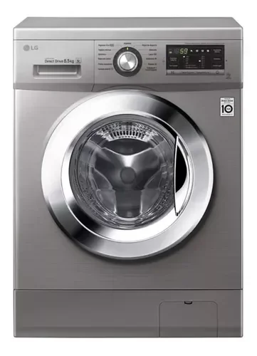 Lavarropas LG WM8516WEE6 Inverter 8.5kg 1400RPM Silver