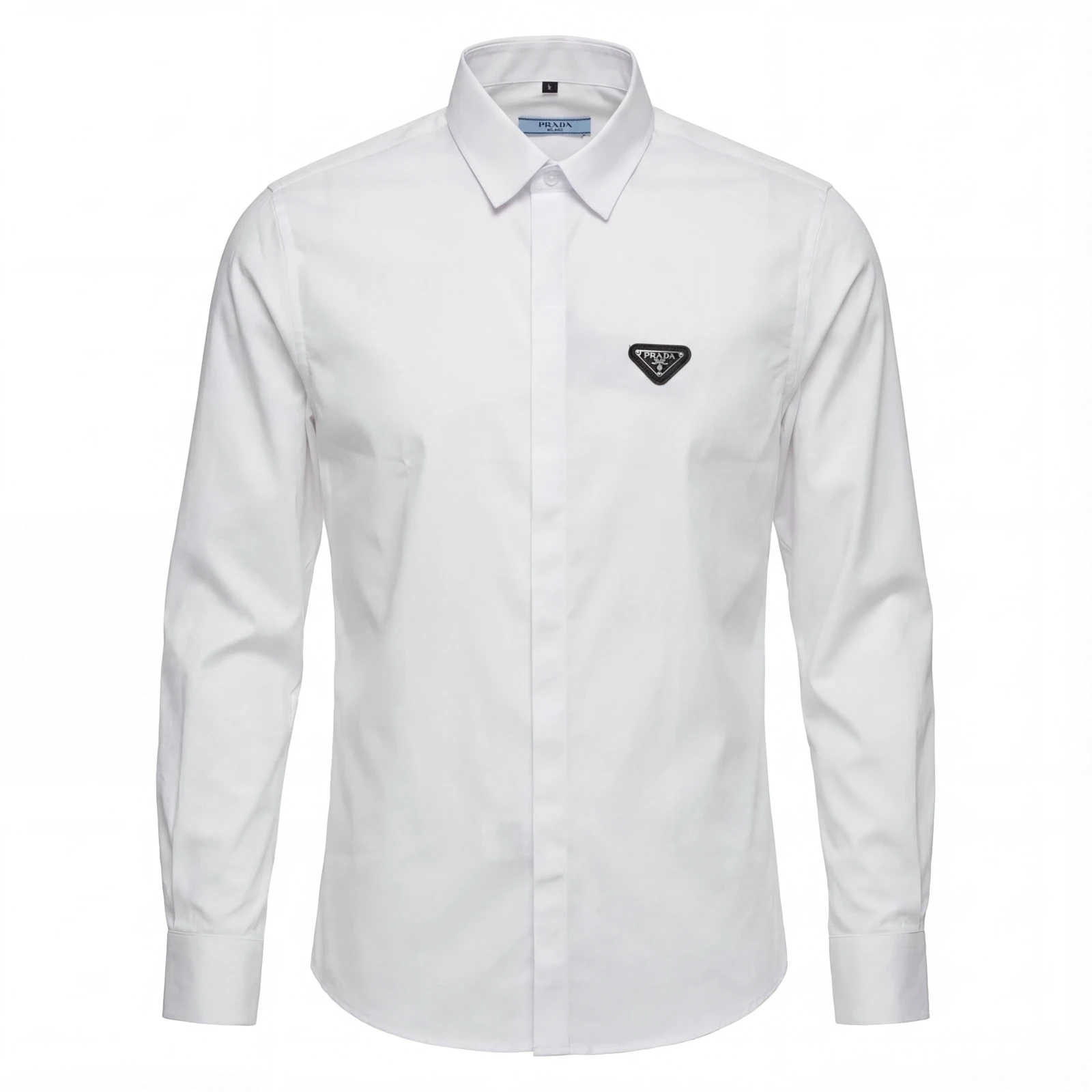 Camisa Manga Larga Prada Blanca