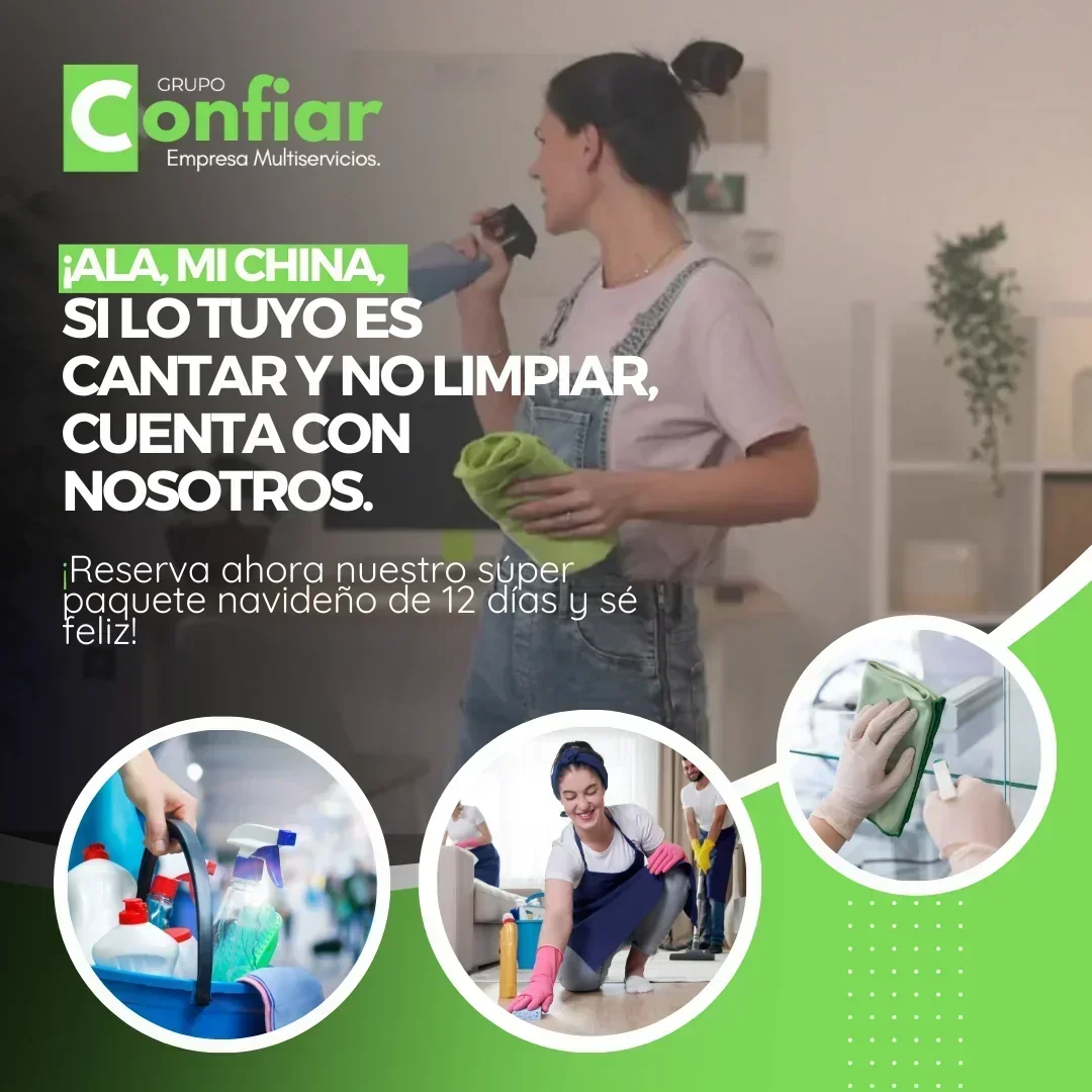 Super paquete navideño de empleada en casa (12 días)