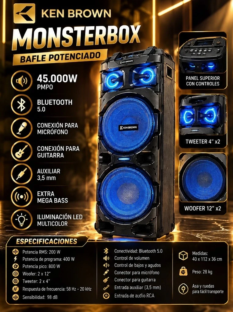 KEN BROWN MONSTERBOX *CONSULTAR DISPONIBILIDAD CON EL VENDEDOR*