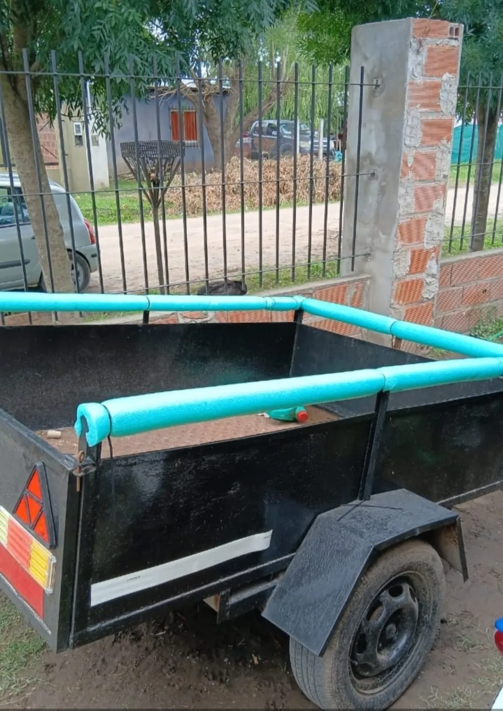 Carrito con bocha y luces