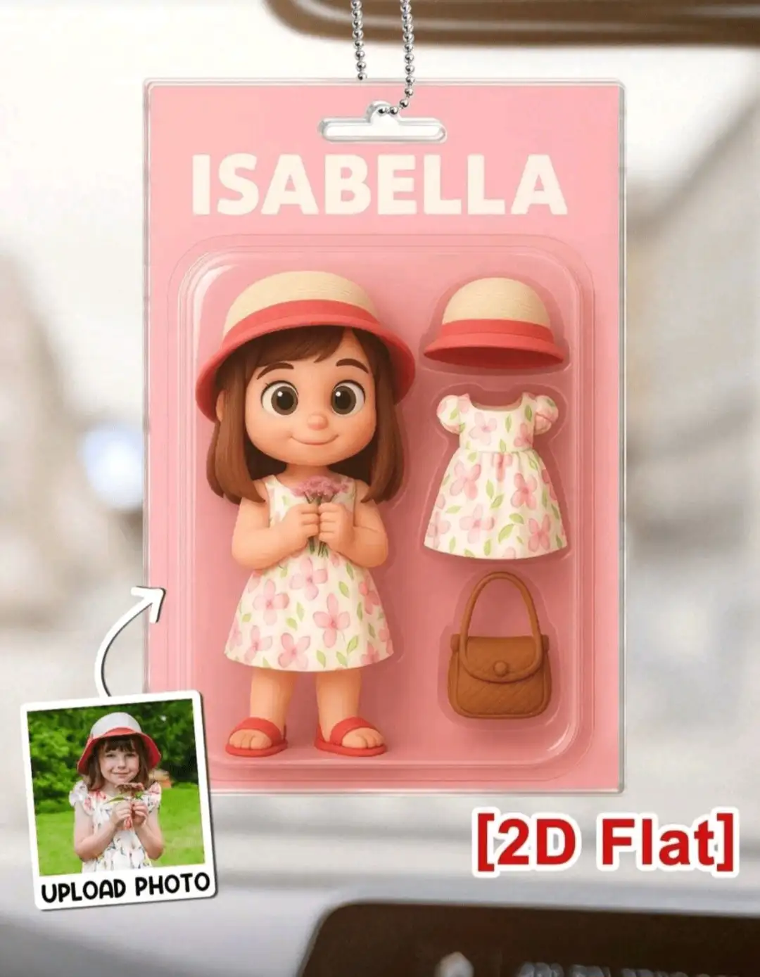 1 pieza Figura de llavero de acrílico con diseño de abuela de dibujos animados personalizada, con accesorios, estilo vintage marrón, diseño de personaje lindo como decoración, adorno personalizado para espejo retrovisor de coche, decoración para Navidad, Halloween, fiesta de cumpleaños, familia y amigos, regalo para crear un ambiente cálido