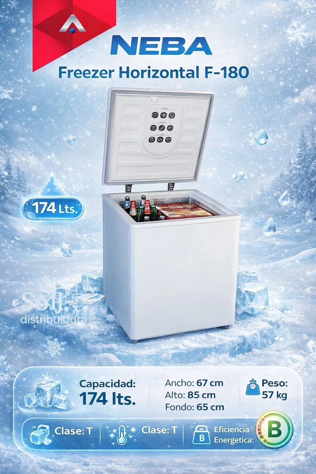 Freezer Neba F180