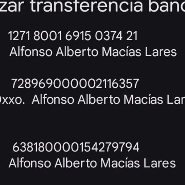 Pago por Transferencia bancaria