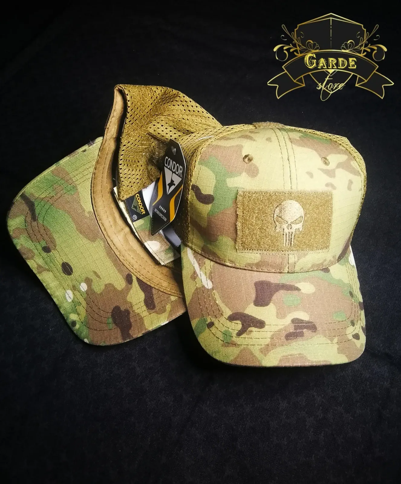 Gorra con bordado frontal.  4