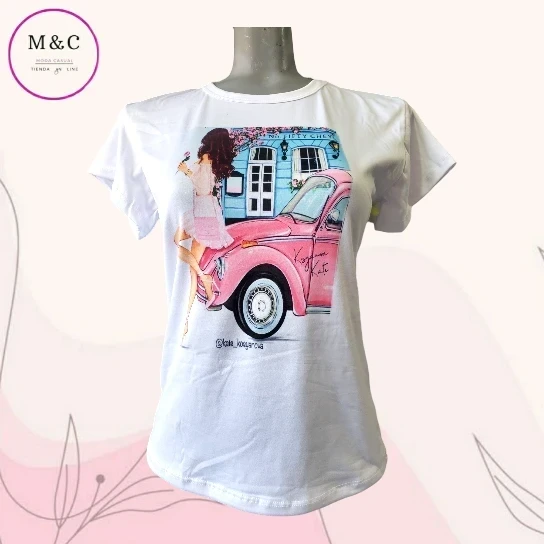 Blusa basica estampada T-G 10