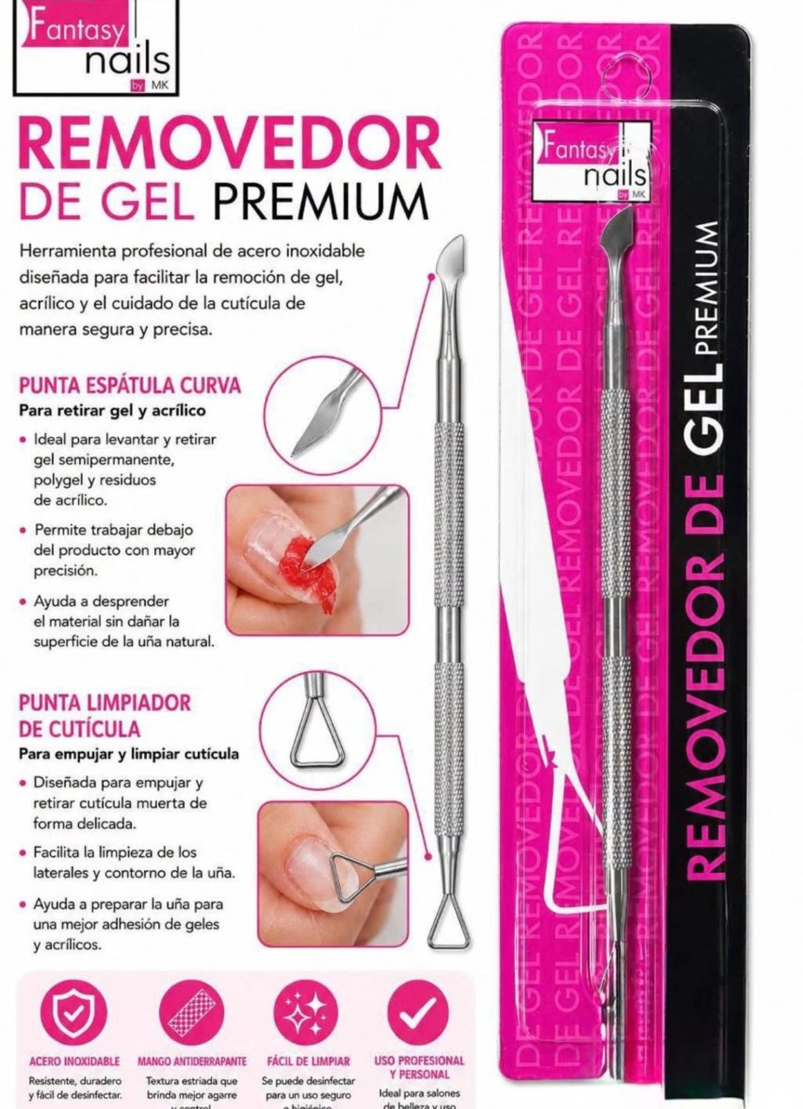Removedor de gel premiun 