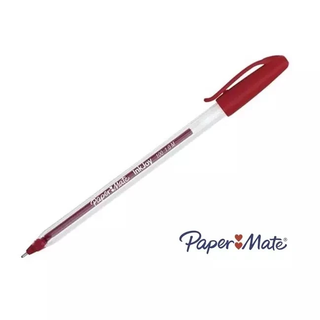 Bolígrafo  papermate rojo kilometrico punto mediano