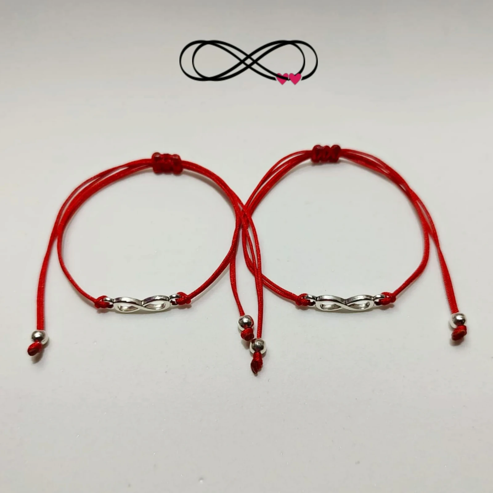 Dúo Pulseras de Infinito Sencillas 2