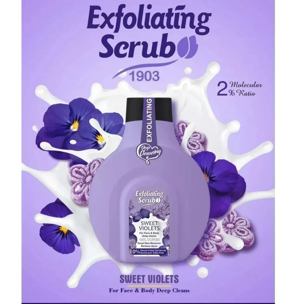 🌸 Exfoliating Scrub 1903 – Sweet Violets 🌸