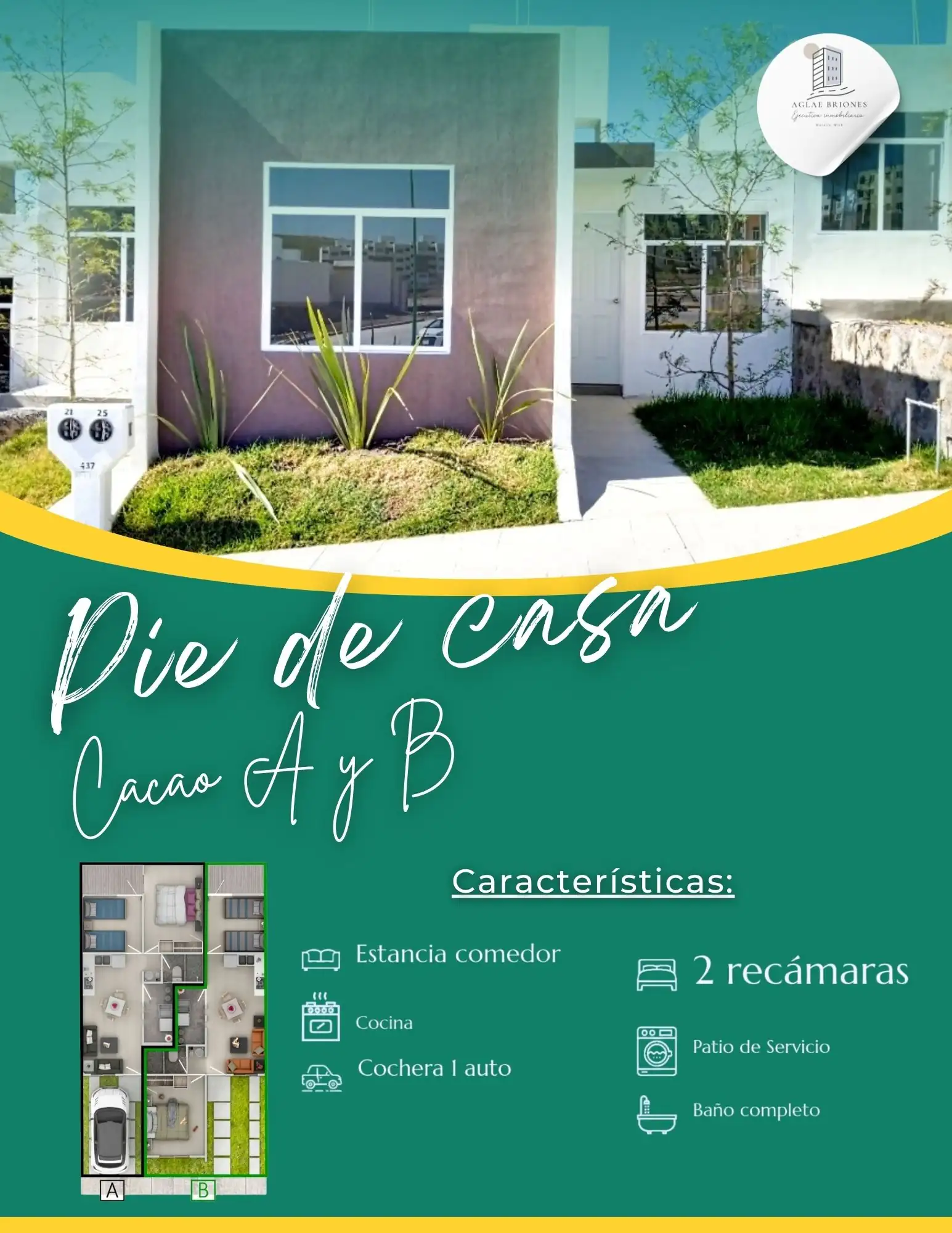 PIE DE CASA CACAO A Y B