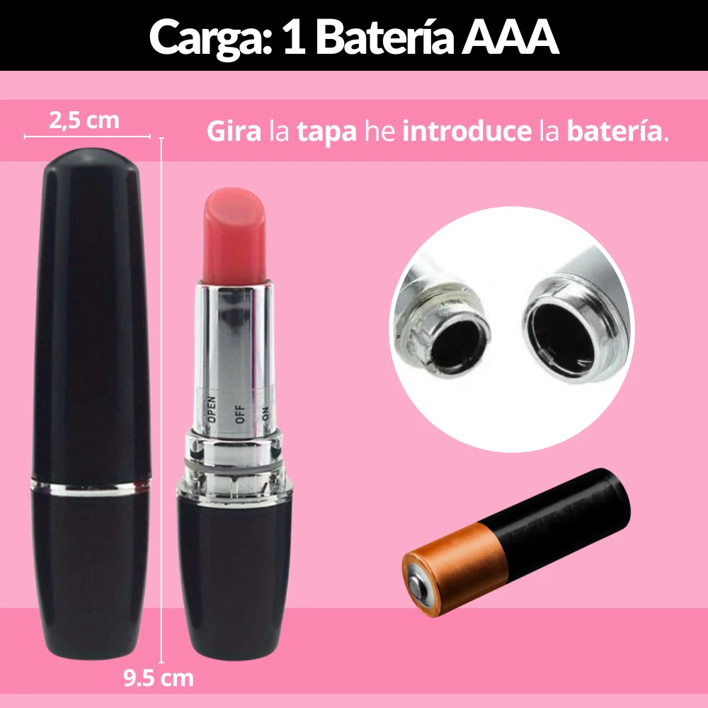 Vibrador labial bala vibradora  2