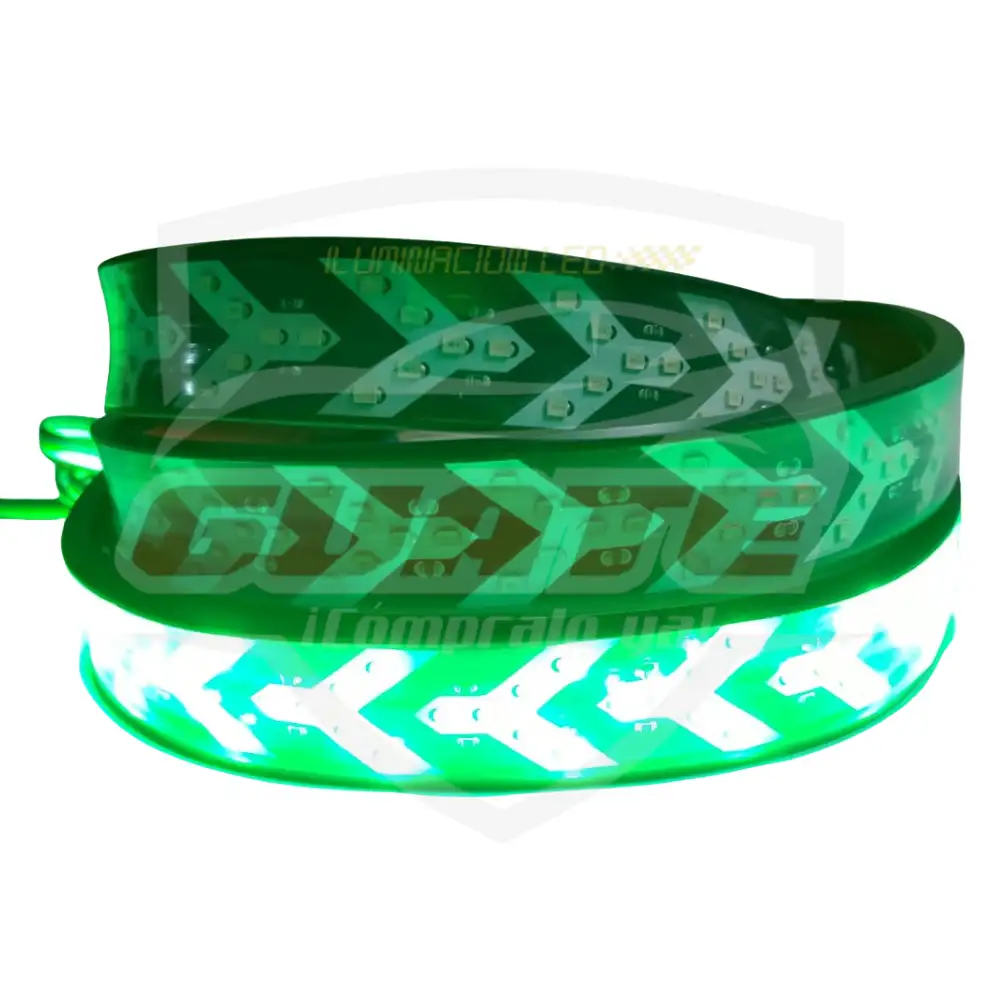 TIRA LED TRASERA O BAUL VERDE  4