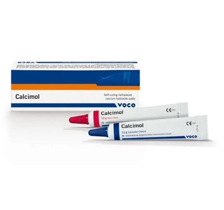 CALCIMOL HIDRIXIDO DE CALCIO 2 TUBOS x 13g + 11g -  VOCO
