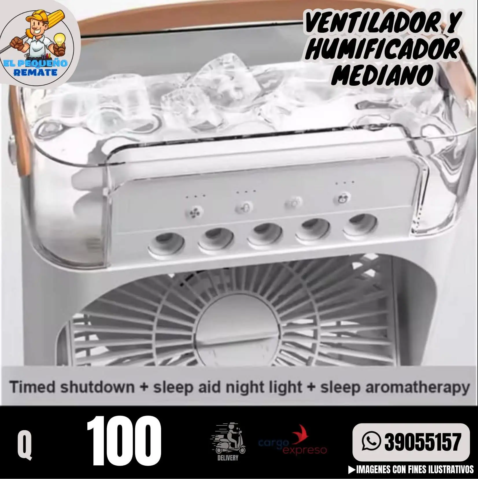 VENTILADOR Y HUMIFICADOR MEDIANO 2