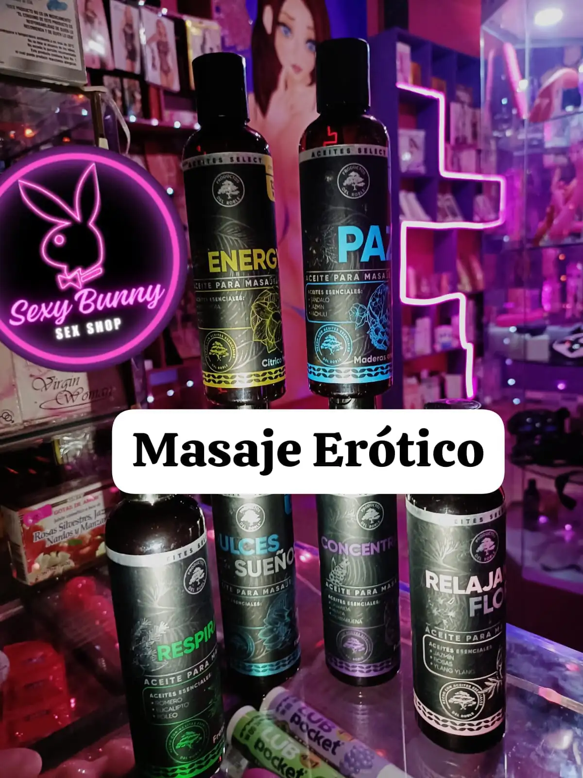 Aceite para masaje
