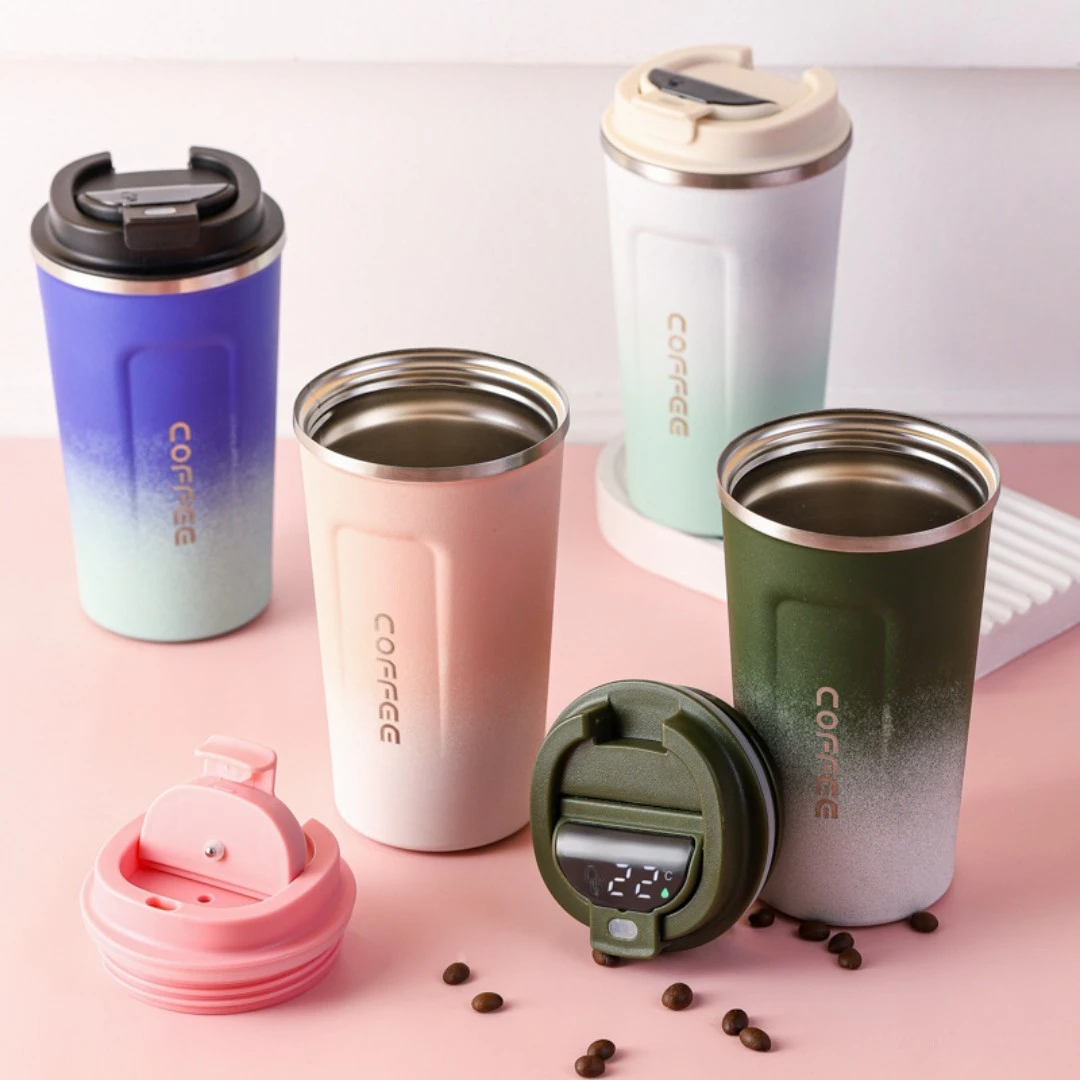 Vaso Termico 500ML Pantalla Inteligente de Temperatura