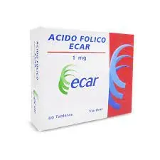 ACIDO FOLICO 1 MG X 60 TAB ECAR