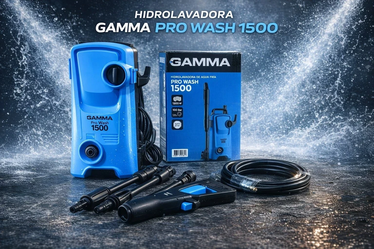 Hidrolavadora Gamma Pro Wash 1500 G2516AR