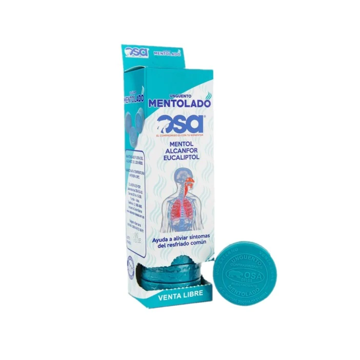 UNGUENTO MENTOLADO OSA 7 GR X 12 