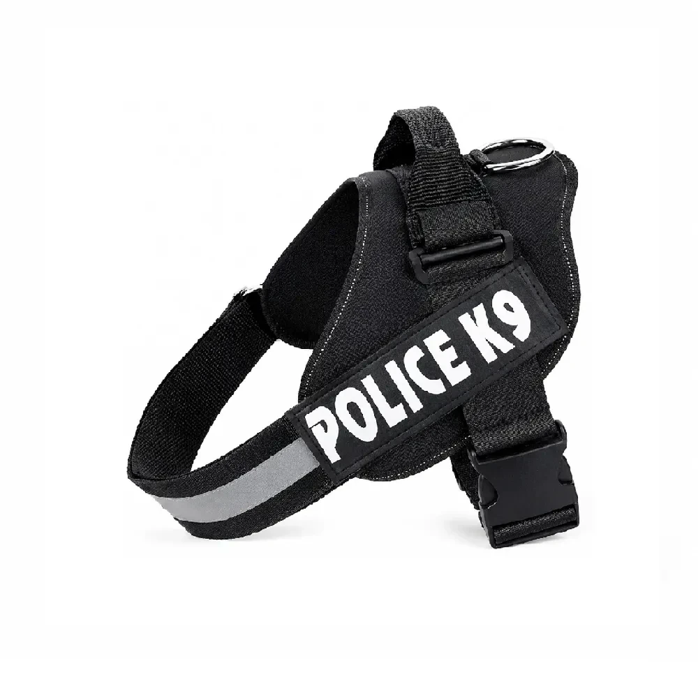 Pechera anti tirones Police K9 color negro