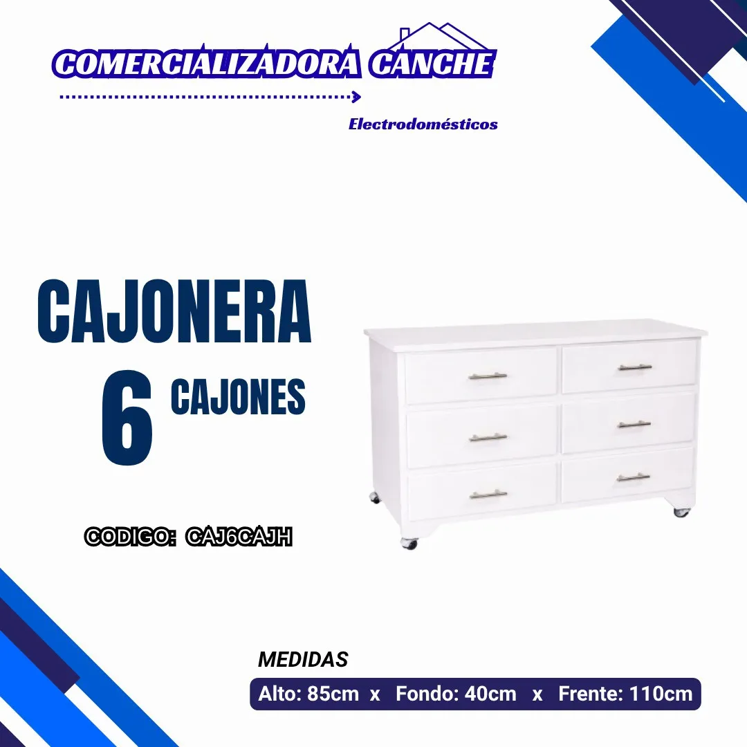 CAJONERA 6 CAJONES HORIZONTAL
