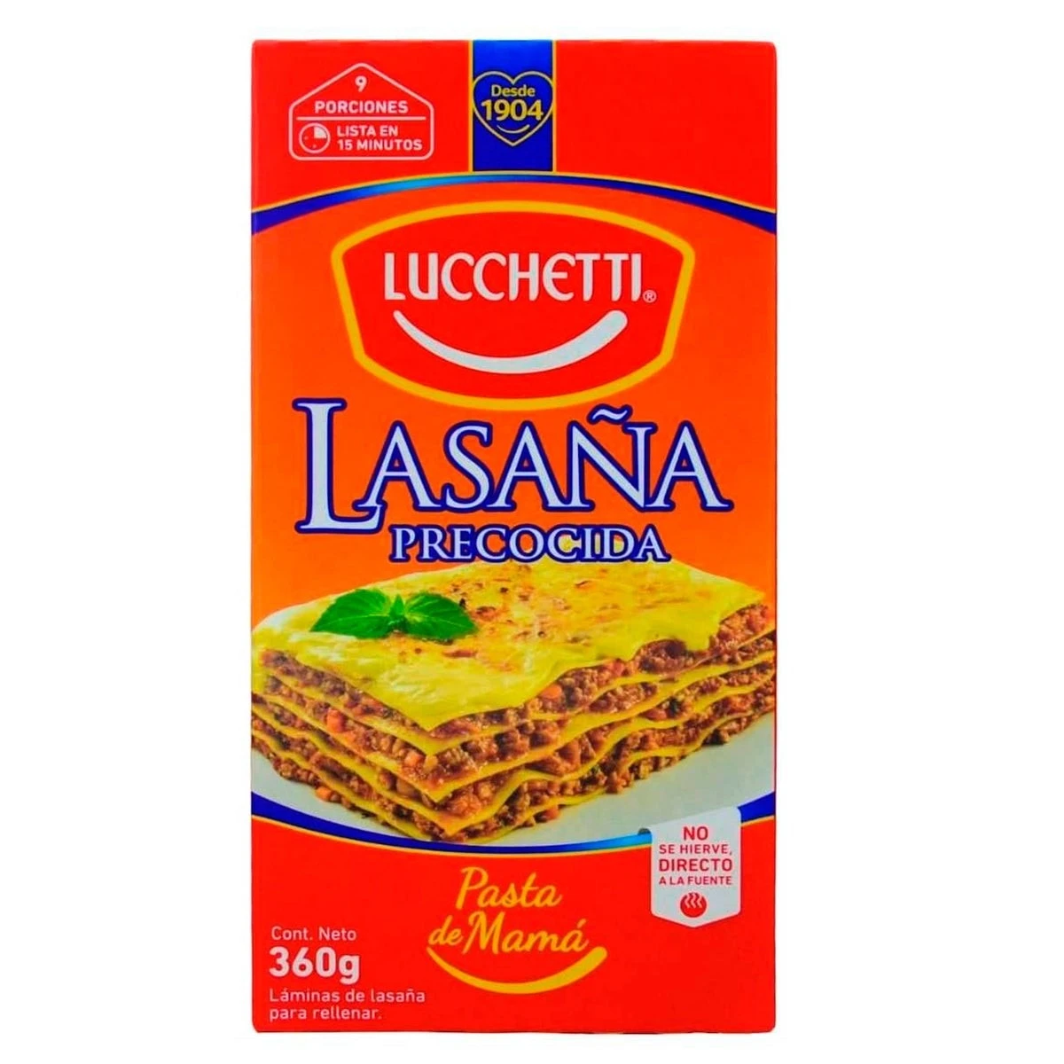 LAZAÑA PROCESADA 