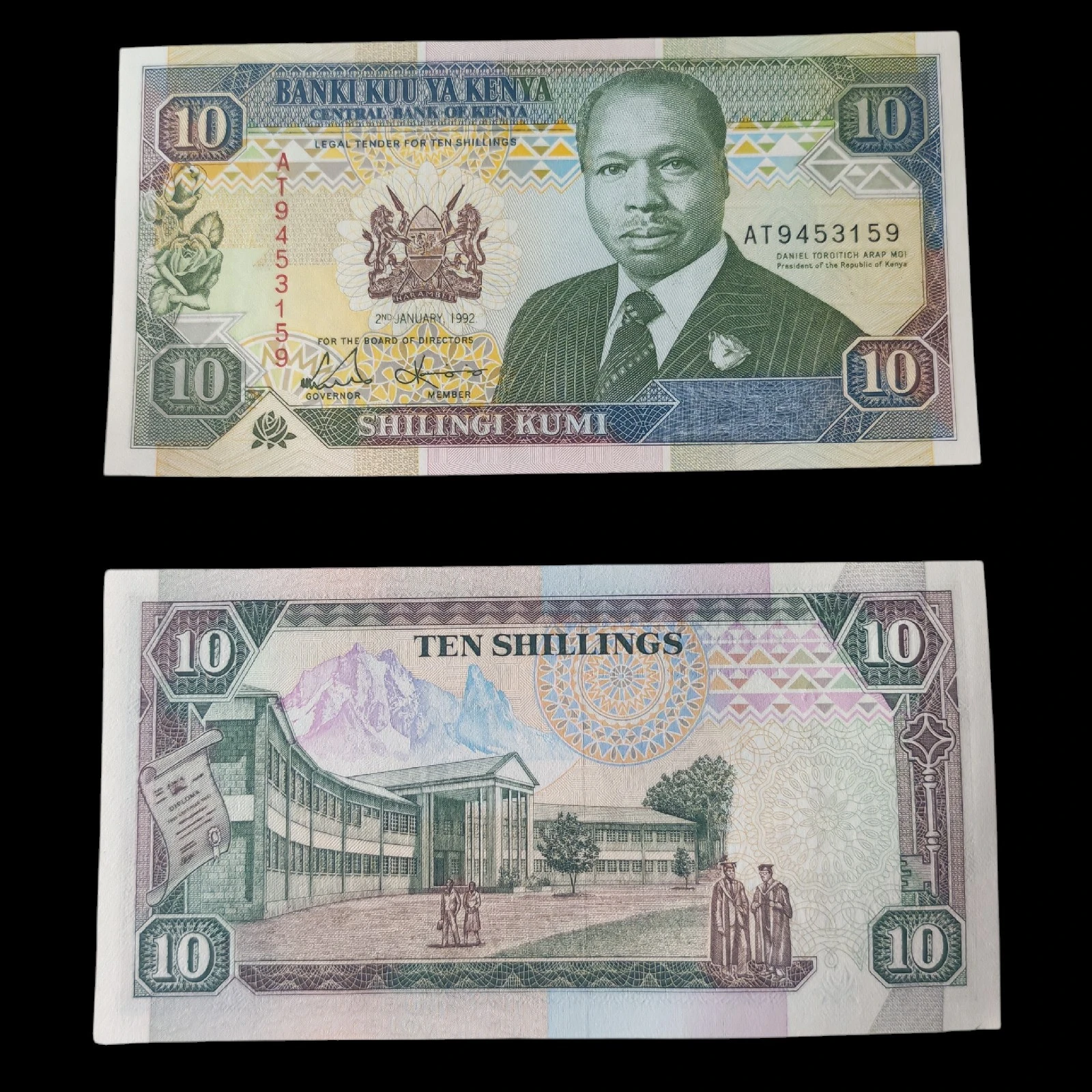 ° Kenia 10 chelines UNC