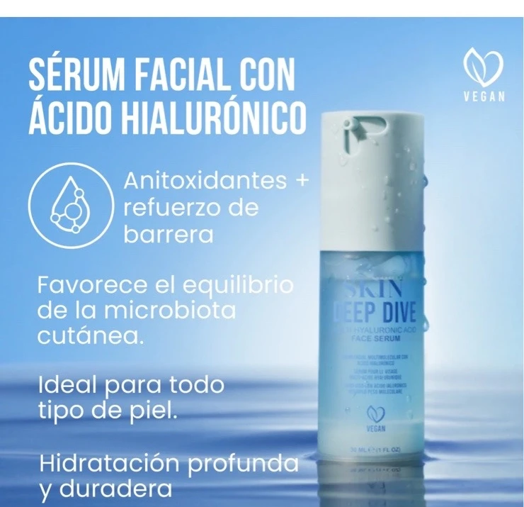 SUERO FACIAL DE ÁCIDO HIALURÓNICO beauty creations 2