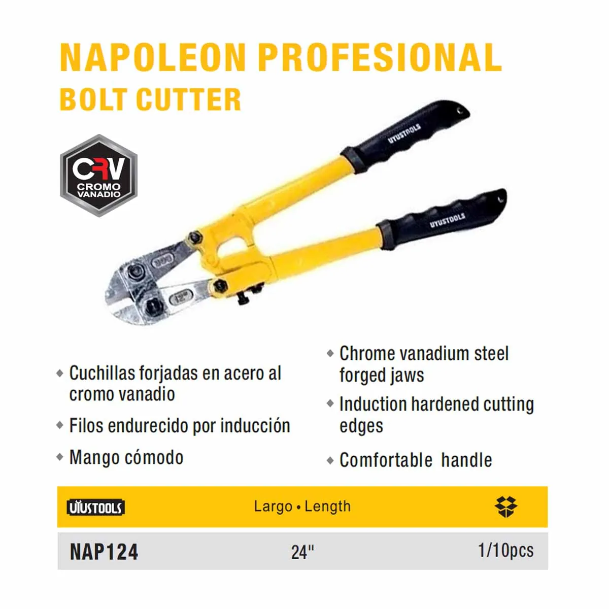 NAPOLEON PROFESIONAL CIZALLA UYUST 24"