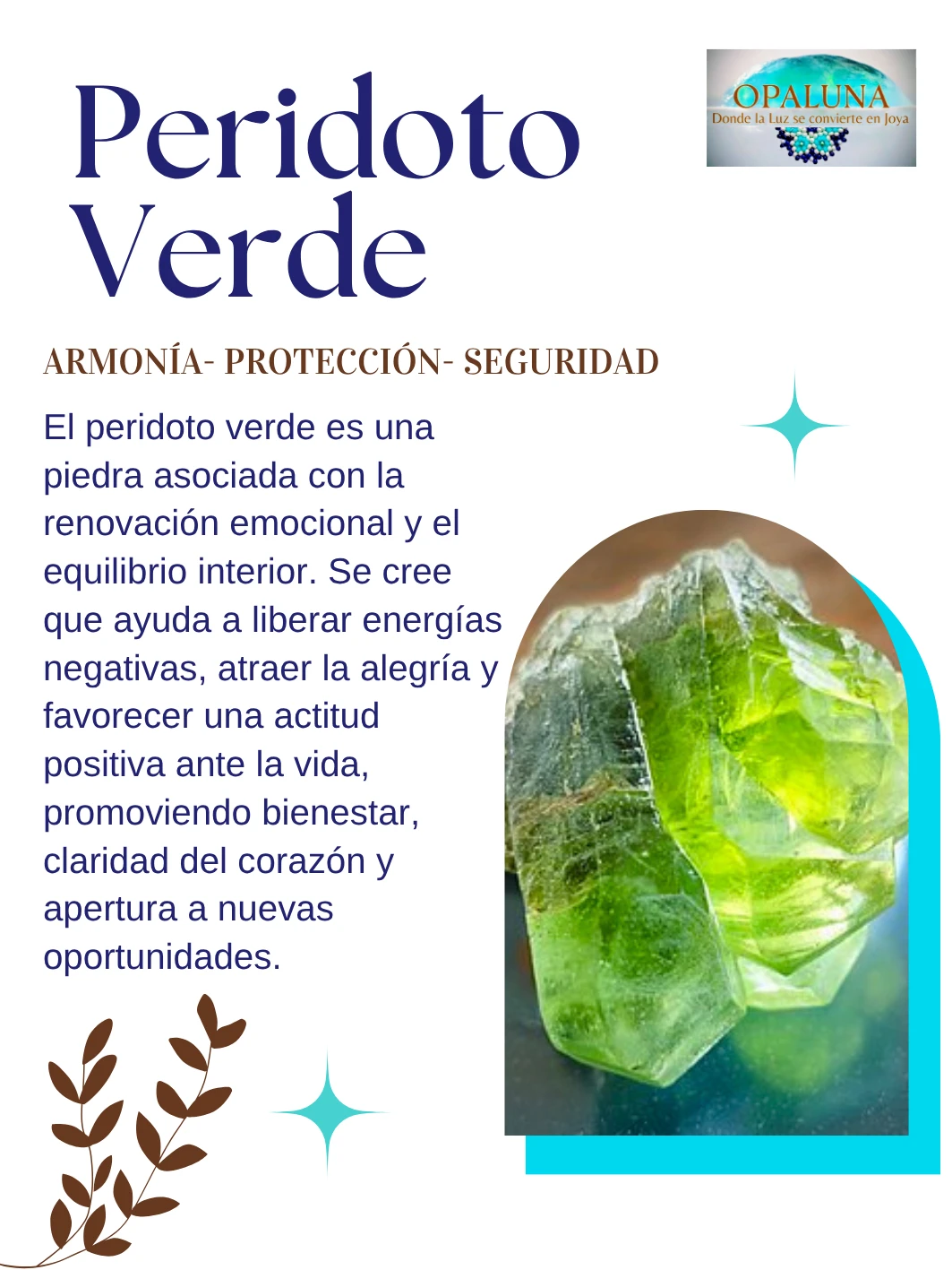 Pulsera Peridoto Verde  2