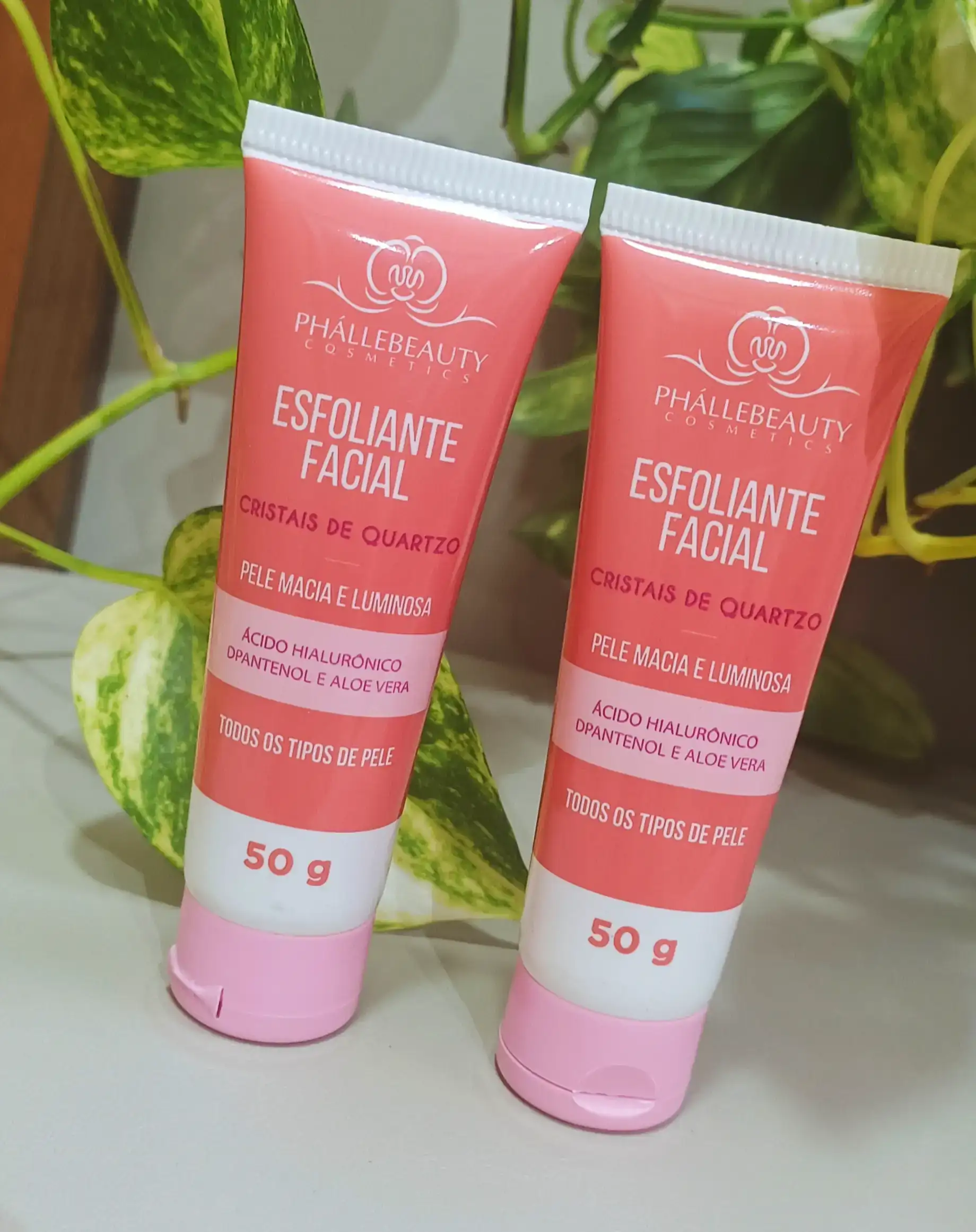 Esfoliante facial Cristais de quartzo  2