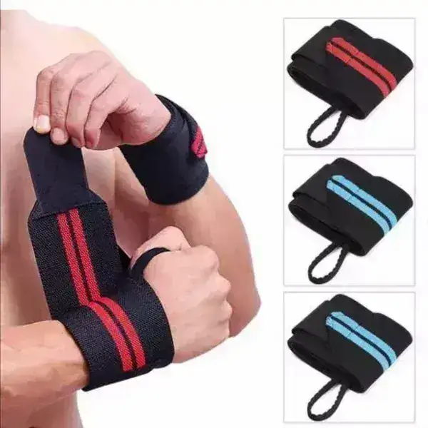 Muñequera de potencia para pesas gym