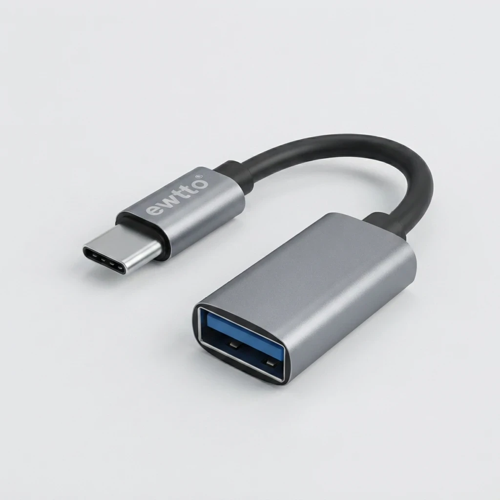 Adaptador OTG Tipo C Ewtto ET-E0273 | Electrónica Joma