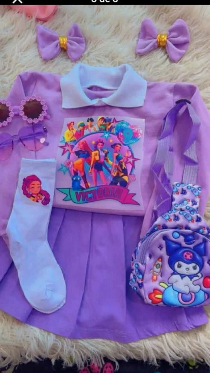 Conjunto para niña guerreras kpop