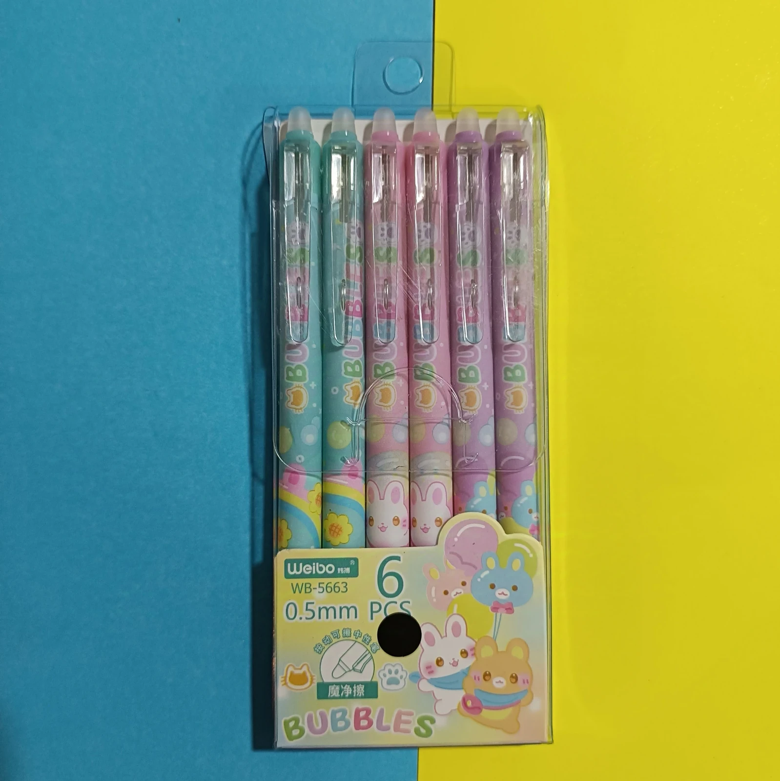 PAQUETE LAPICERO ESTAMPADO X6