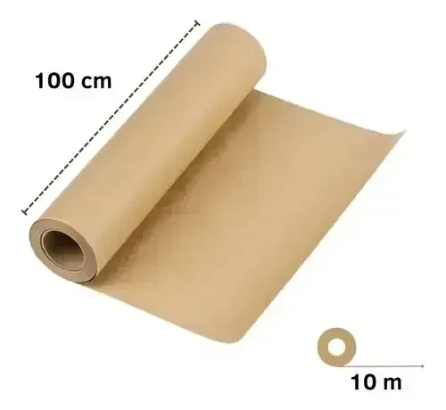 Kraft papel 1x  por metro 