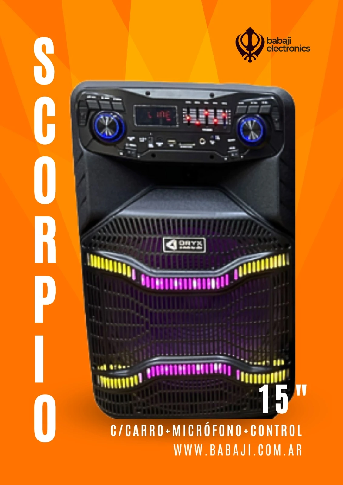 Paralnte 15 pulgadas 