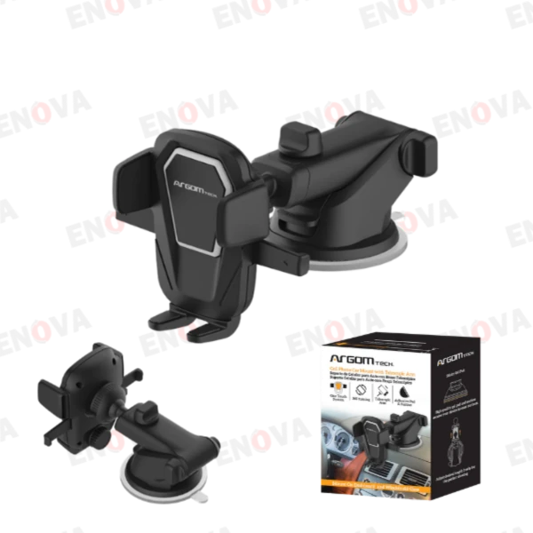 Soporte de Celular ARGOM ARG-AC-0310BK Con Brazo Telescopico
