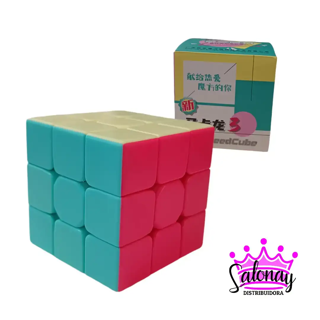 3x3 Colores Pasteles QiYi Stickerless