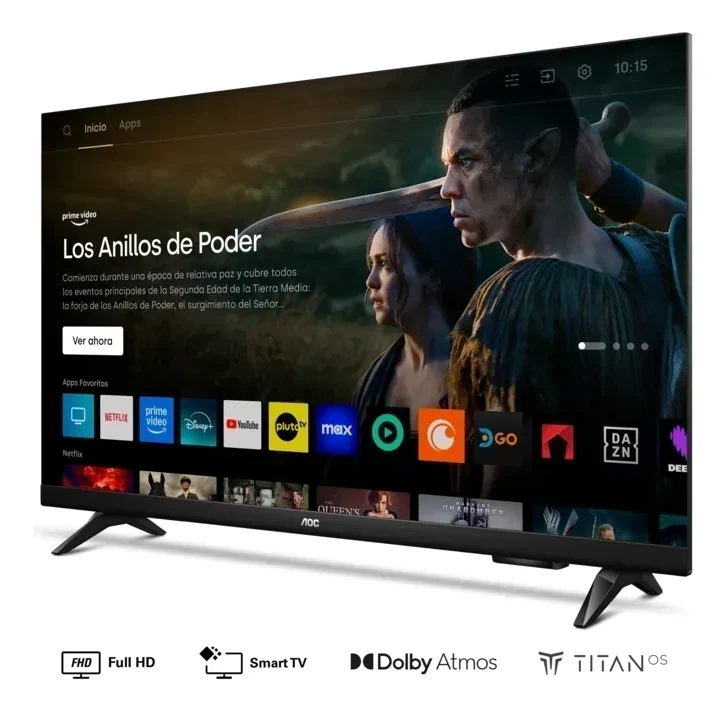 SMART TV AOC 43"SISTEMA TITAN OS