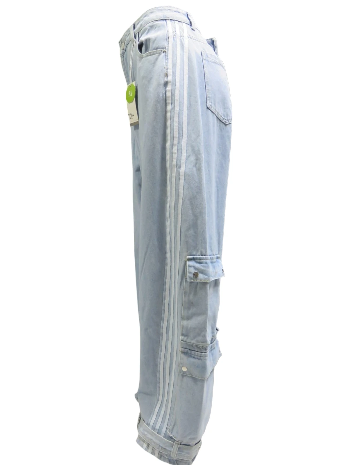 Pantalon cholo azul calro 2
