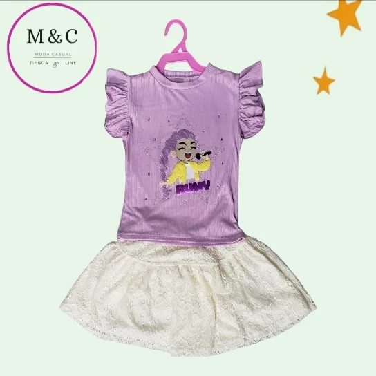 Conjunto T-G niña
