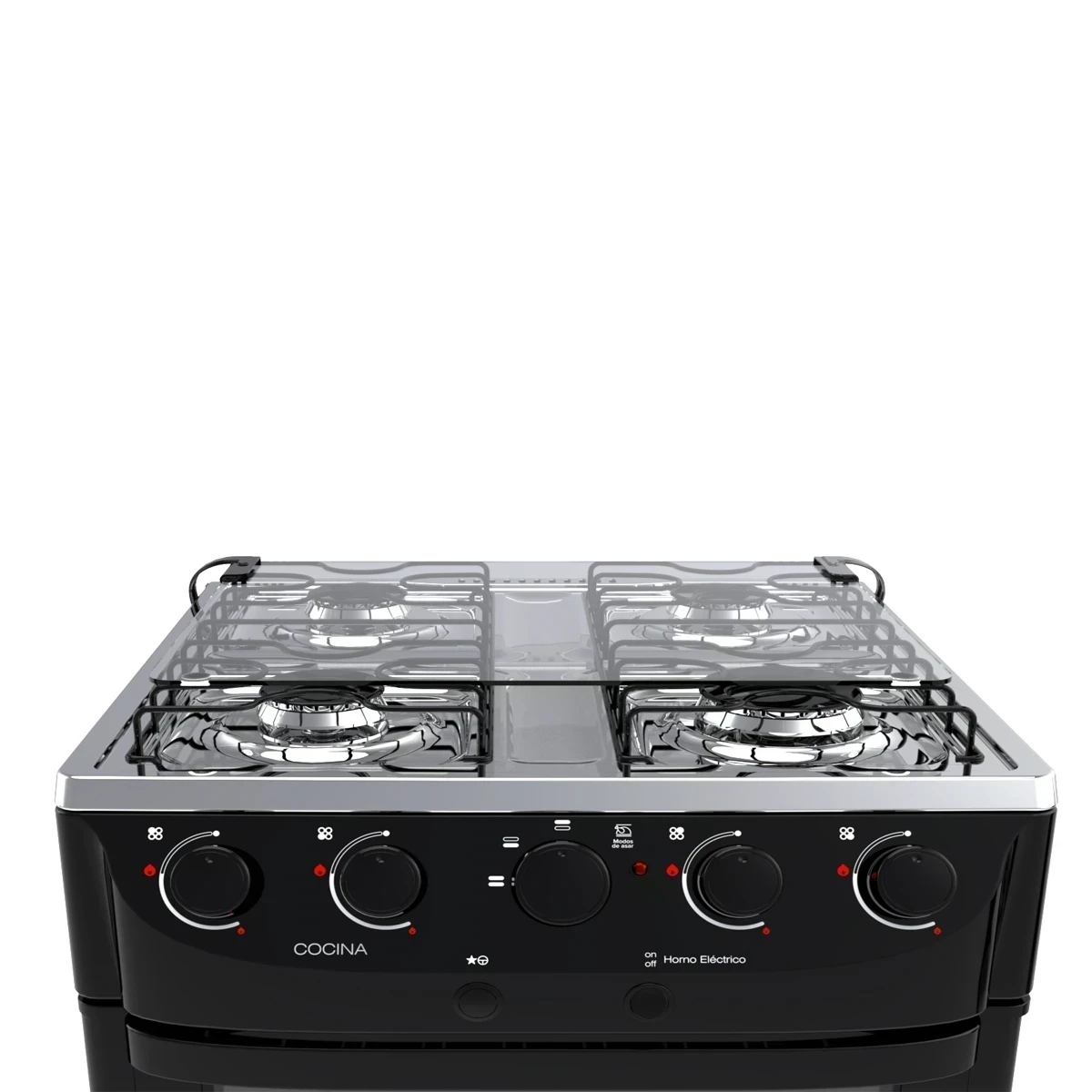 Cocina Combinada 4 Hornallas 55x50 𝙏𝙀𝙈 4