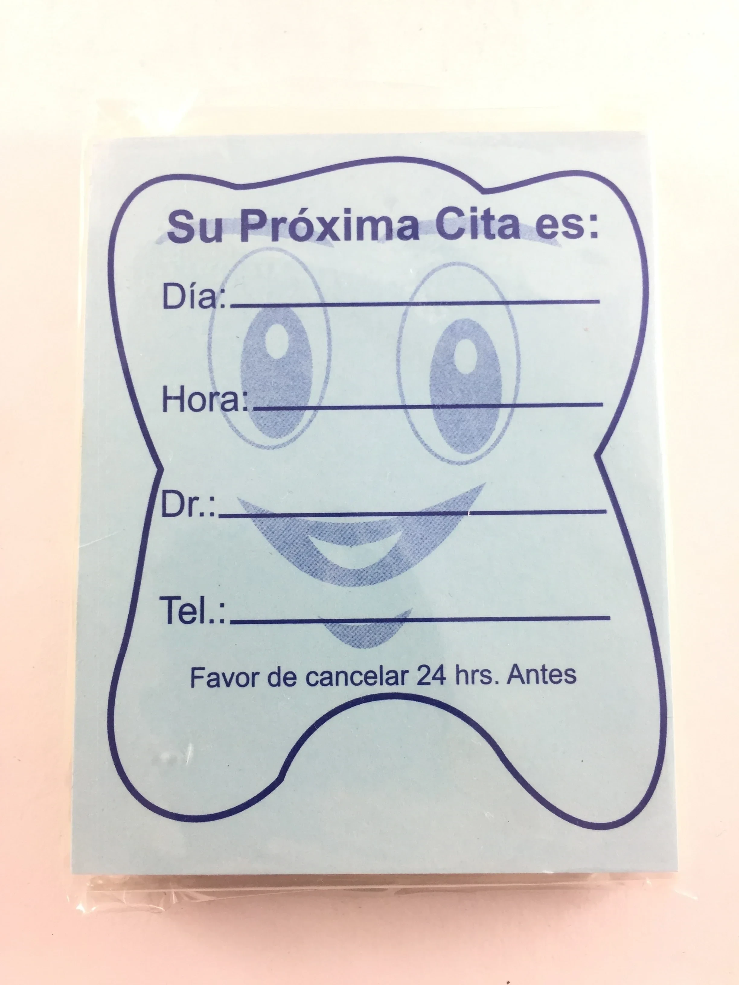 BLOCK RECORDATORIOS DE CITAS C/100 HOJAS