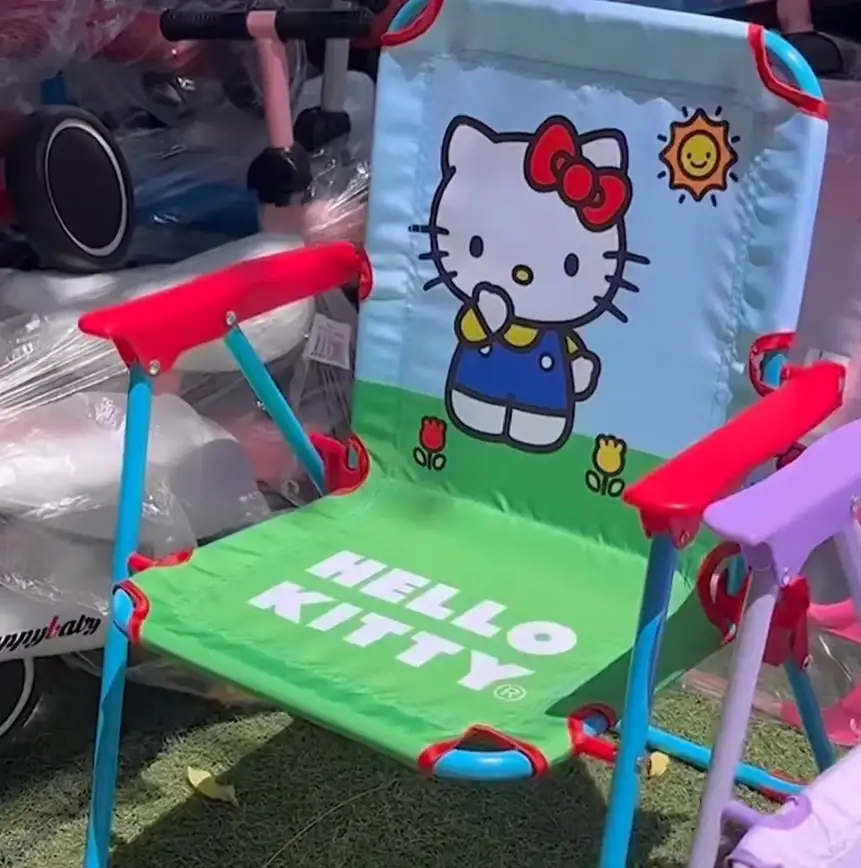 Silla plegable hello kitty