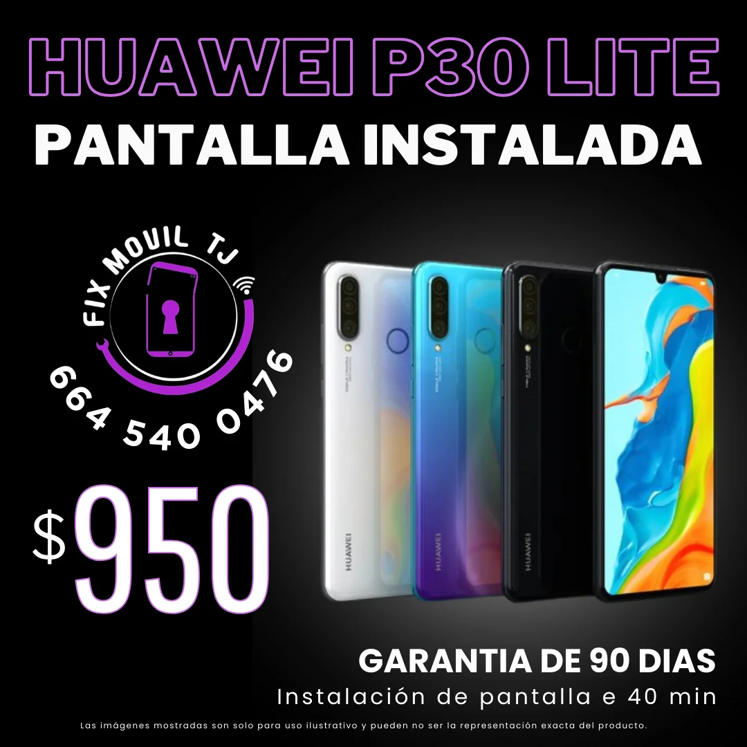 Pantalla de huawei p30 lite