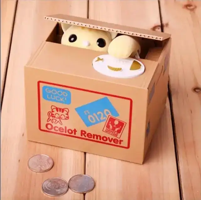 Monedero de gato electrónico  4