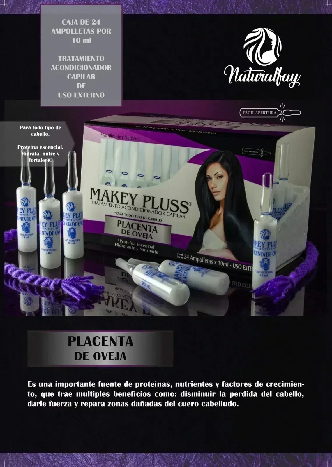 makey pluss ampolleta placenta veguetal