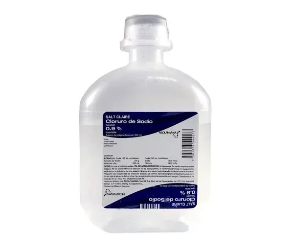Solucion 500 ml cloruro sodio